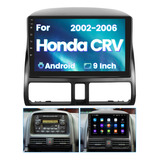 Autoestéreo Android 10.0 De 9in P/honda Crv 2002-06 Gps Wifi