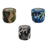 Kit 3 Bandagens Camufladas Phantom 5cm X 4,5cm Tatto