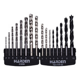 Juego Mechas 16 Pzas Madera Metal Concreto Harden