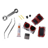 Kit Reparacion Bici 10 En 1 Palancas Parches Pegamento Lija