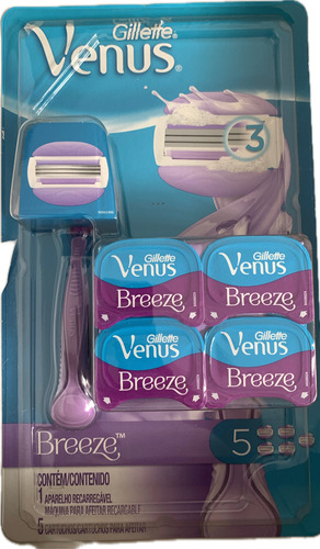 Gillette Venus Mujer Con 5 Cartuchos