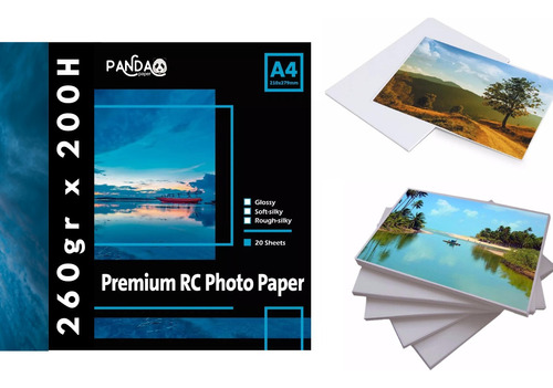 Papel Fotográfico Rc Microporo Fine Luster Profesional 200h