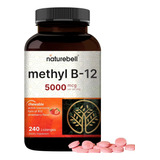 Vitamina B12 Metilcobalamina Sabor Fresa Premium 240 Eg X38