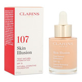 Base De Maquillaje En Fluido Clarins Skin Illusion Sin Illusion Tono 107 - 30ml 0.13kg