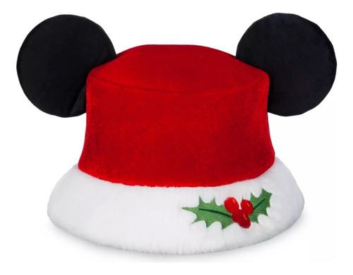 Gorra Sombrero Navideño De Mickey Mouse Original Disney