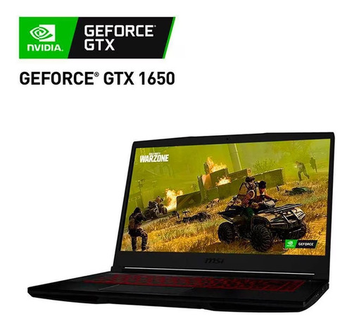 Nueva Laptop Msi Gf63thin, I5-11400h, Gtx1650, 256 Ssd, 8ram