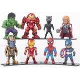 , Juego De 8 Juguetes Para Maquetas De Figuras De Iron Man ,