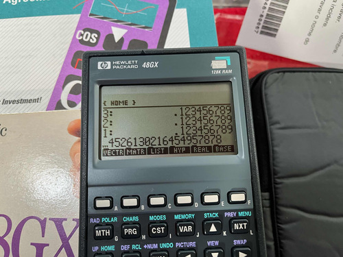 Calculadora Gráfica Hp 48gx Impecável Na Caixa.(48g/48g+)