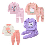 2 Conjuntos Pijama Para Niños De 1 A 5 Años  Gran Oferta 