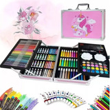 Kit Dibujo Maleta Colores Lapices Estuche Profesional 145 Piezas Adkar Shop