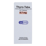 Thyro-tabs 0.7mg 120 Tabletas 