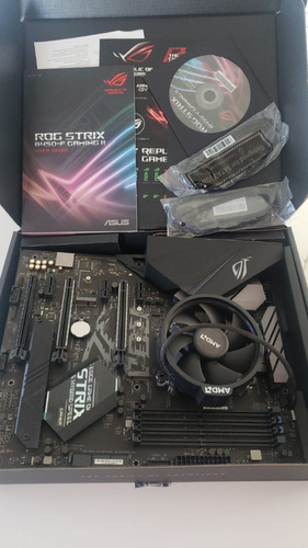 Mother Asus Rog Strix B450-f  + Micro Ryzen 5 