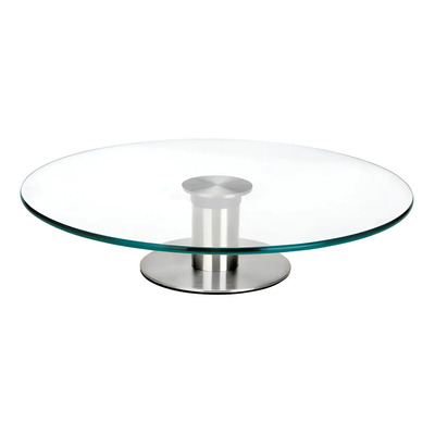 Soporte \u002F Base Giratoria Para Decorar Pasteles Marca Ibili Color Transparente | Envío gratis