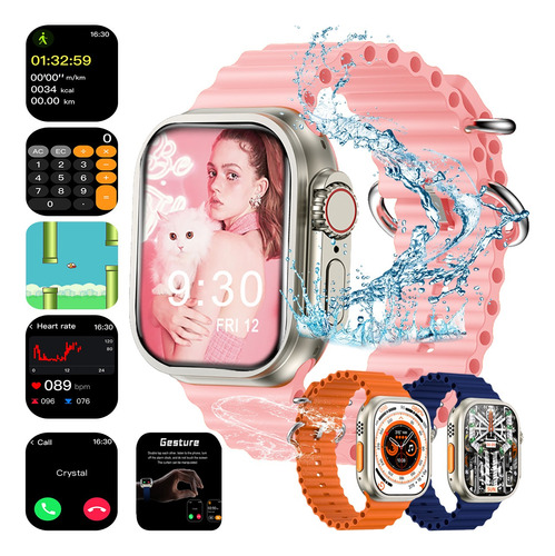 Reloj Inteligente Smart Watch Ultra 2 Plus Bluetooth Llamada