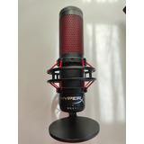 Micrófono Hyperx Quadcast, Rojo 
