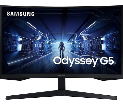 Monitor Samsung Gamer Odyssey G5 27 Curvo Wqhd 144hz 1ms Color Negro