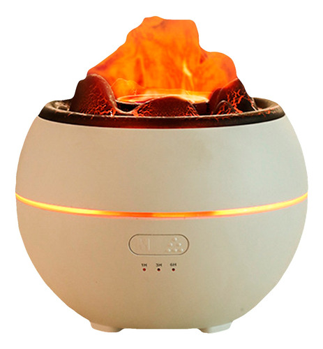 Humidificador Difusor De Aromas De 360ml Simulación Volcan