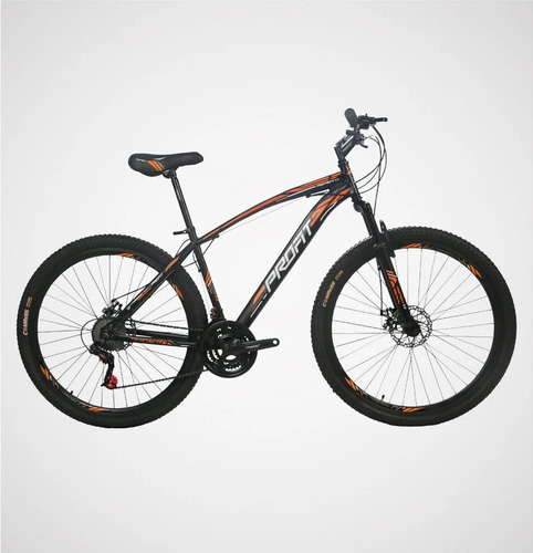 Bicicleta Profit Aspen 8 Velocidades Rin 29 Color Negro/naranja Tamaño Del Marco M