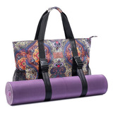 Yoga Mat Bag With Large Mat Carrier Pocket Gym Bag Women Mul