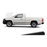 Calco Amarok Dark Label Cabina Simple Precio Por Lado