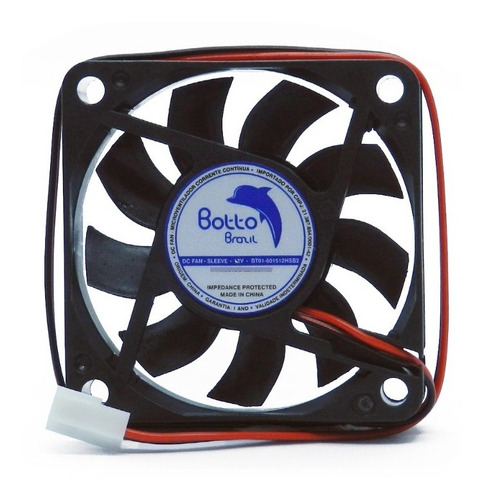 Micro Ventilador 60x60x15 Mm Fan Cooler 12v Dc Mini 6cm 60mm