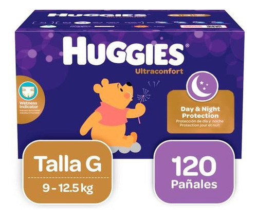 120 Pañales Huggies Ultra T3 G - Unidad A $1394 Tamaño 3