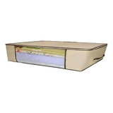 Caja Organizadora Guarda Mantas Ropa Con Cierre 105x45x15 Cm
