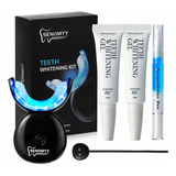 Kit De Blanqueamiento De Dientes Con Luz Led, Tiras De Gel B