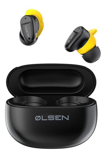 Audifonos In Ear Bluetooth Deportivos Inalambricos Olsen Color Negro