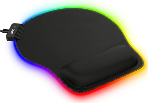 Pad Mouse Ergonómico Con Soporte Gel Rgb