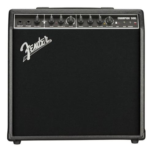 Amplificador Fender Champion 50xl P/guitarra 50w Negro 120v
