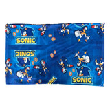 Fronha Sonic Avulsa D Travesseiro Infantil Malha 45x70