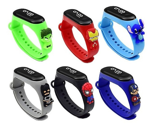 Relojes Deportivo Led Digitales Por Mayor Por 10 Infantiles