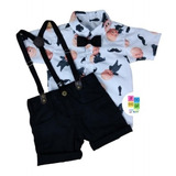 Conjunto Infantil Poderoso Chefinho Social Menino Temático