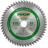 Oshlun Sbft-210052 210mm 52 Dientes De Corte Transversal Fes