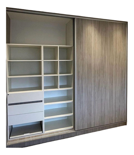 Placard A Medida Vestidor Interior Melamina Mdf 18