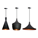 Pendentes Estilo Tom Dixon Balão-cone-chapéu - 3 Pçs