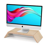 Soporte De Monitor, Elevadores De Madera Maciza Laptop/...