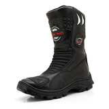 Bota Motociclista Cano Médio Speed Multi Cores - Atron Shoes