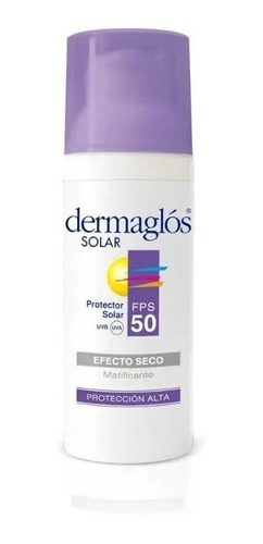 Dermaglos Protector Solar Facial Fps50 Efecto Seco 50gr