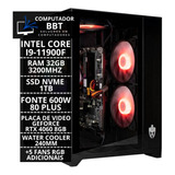 Pc Gamer Intel I9 11900f 32gb Rtx 4060 8gb Ssd 1tb W.c 240mm