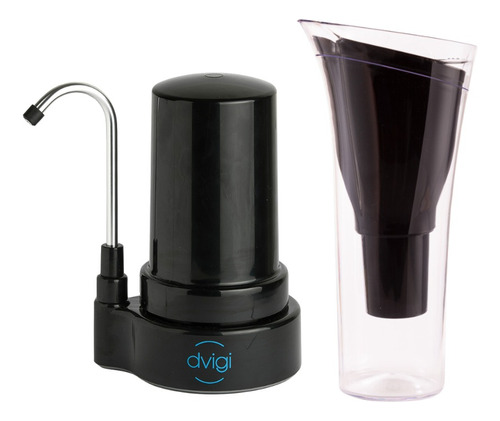 Purificador De Agua Compact Dvigi Negro + Jarra Purificadora