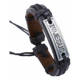 Pulsera Cristiana I Love Jesus Pulsera Ajustable Unisex