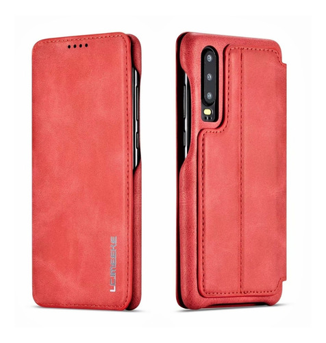 Huawei P30 & P30 Pro & P30 Lite Funda Cartera Tarjetero Piel