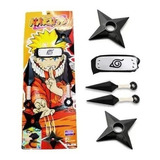 Naruto Sasuke Kunai Sakura Bandana Armas Set Estrellas Niños