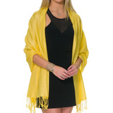 Chal / Talit De Oracion Shineglitz Vibrant Yellow