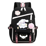 Kawaii - Mochila Con Puerto Usb, Capacidad De 17 Pulgadas, Para Laptop, Ocio, Viajes, Deportes, Cumpleaños, Regalo Para Fans, D, 16in