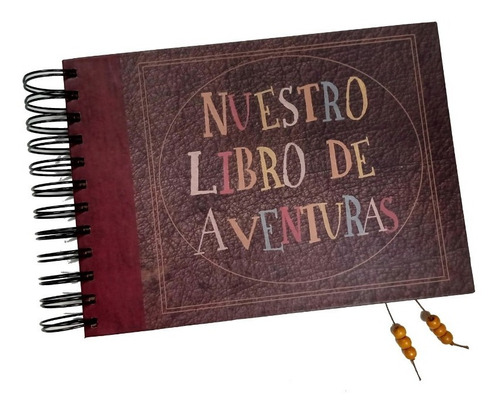 Foto Libro Our Adventure Book 80 Hojas Kraft C/frases Y Deco