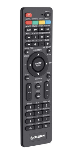 Control Remoto Universal Para Tv O Pantalla Rm-1000