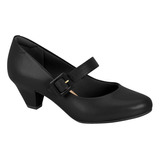 Sapato Feminino Scarpin Boneca Salto Baixo Modare 7005668